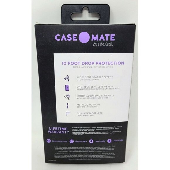 Case-Mate Twinkle Stardust Glitter Case for Apple  iPhone SE 2020, iPhone 6,7,8 - Picture 3 of 4